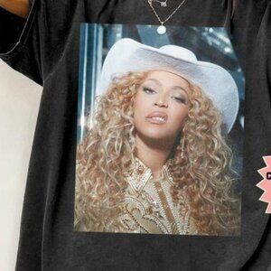 Beyoncee Cool Face Vintage Shirt, Beyoncée Rodeo Chitlin Shirt charcoal